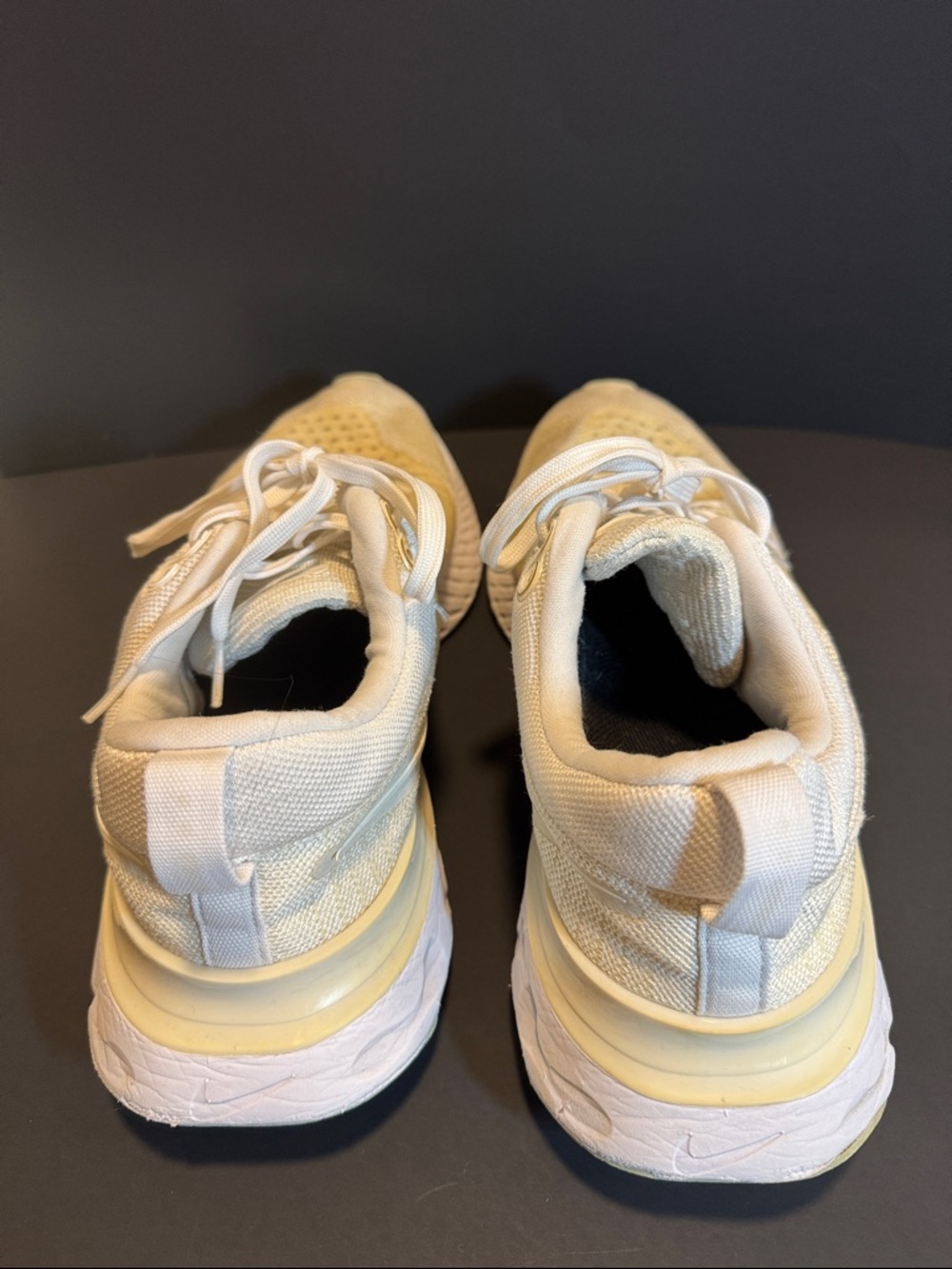 Nike React infinity Run flyknit 2white cream women’s Running shoes - Picture 4 of 8